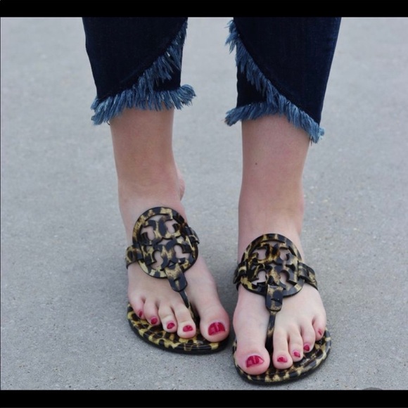 cheetah print miller sandals